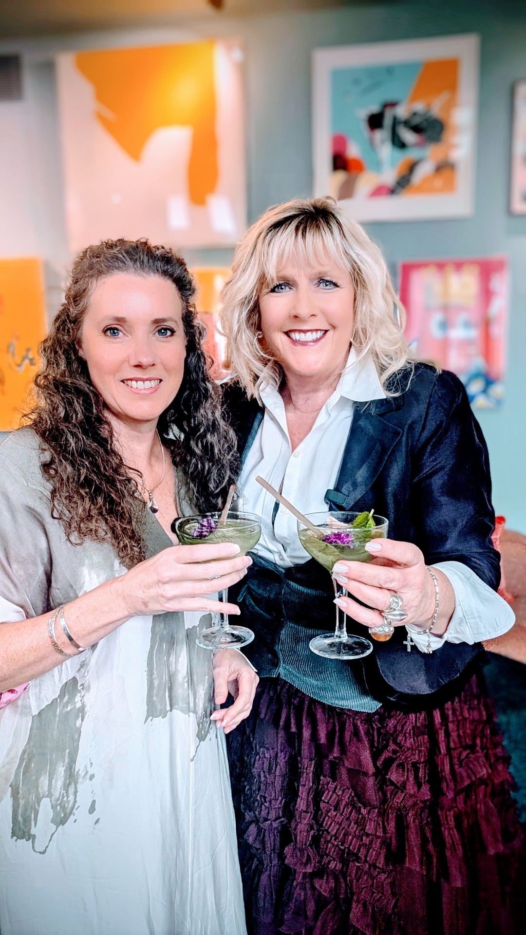 Rachel Branson and Susan Osman, co-hosts of Well, That's Awkward